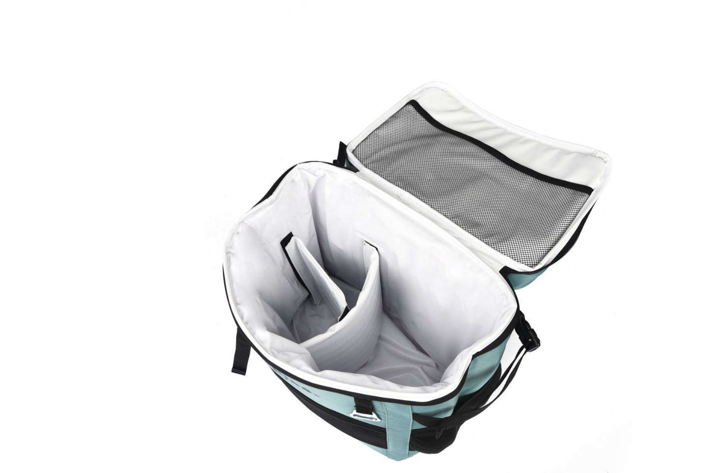 Backpack Soft Cooler with Water Bowls & Drain Plug - Teal - Large